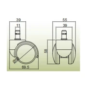 Thumbnail 2 of Комплект колелца RFG, 5 броя