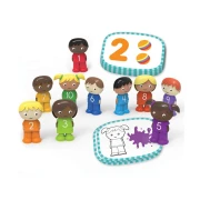 Thumbnail 2 of Learning Resources Комплект с карти и фигурки на деца, с числата от 1 до 10, за броене