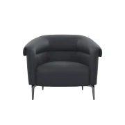 Thumbnail 6 of Фотьойл RFG Megan, екокожа, метална основа, черен