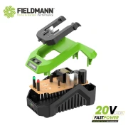 Thumbnail 2 of Зарядно за батерии Fieldmann FDUZ 79100, 20V