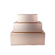 Thumbnail 4 of Office 1 Кутия Natural, с магнитно затваряне, сгъваема, 20 х 18 х 8 cm, златиста