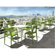 Thumbnail 3 of Градинска маса RFG Forza, квадратна, пластмасова, бяла