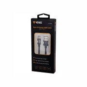 Thumbnail 3 of Кабел Yenkee 302 BK, USB-A Male към USB-C Male, 2 m, USB Type-A, USB Type-C, черен