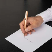 Thumbnail 4 of Hugo Boss Химикалка Contour Brushed, в кутия, бежова