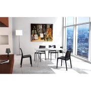 Thumbnail 5 of Градински стол RFG Milano, пластмасов, до 120 kg, тъмносив