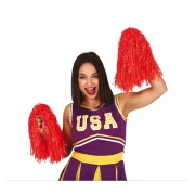 Thumbnail 3 of Помпони за мажоретки, 80 g, червени, 2 броя