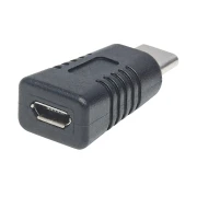 Thumbnail 3 of Адаптер Manhattan, micro USB-B към USB-C, 2 Ethernet порта