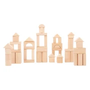 Thumbnail 3 of Small Foot Конструктор, дървен, в текстилна торбичка, 50 части