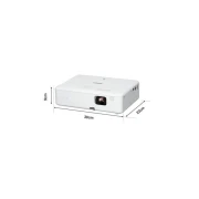 Thumbnail 5 of Проектор Epson CO-W01, 3LCD, 3000 lm, 1280 x 800, HDMI, USB, UHE 188 Watt, ниво на шум 38 dB, 2.4 kg, бял