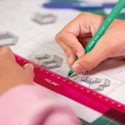 Thumbnail 2 of Milan Чертожен комплект Acid Flex & Resistant, 4 части, розов