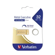 Thumbnail 3 of USB флаш памет Verbatim Metal Executive, USB 3.2, 32 GB, златиста
