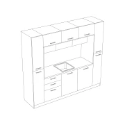 Thumbnail 3 of Кухня RFG Бека, 250 х 60 х 221 cm, лукс