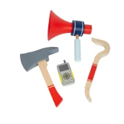 Thumbnail 11 of Small Foot Пожарникарски комплект, детски, в раница, дървен