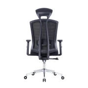 Thumbnail 2 of Ергономичен офис стол RFG Primo Lux Chrome HB, дамаска и меш, до 130 kg, черен