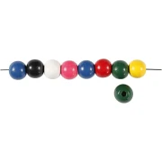 Thumbnail 3 of Creativ Company Мъниста, дървени, цветни, 22 g