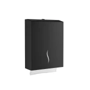 Thumbnail 1 of Диспенсър за кърпи за ръце Dayco, с V-сгъвка, 27 х 12 х 21 cm, черен, за 300 кърпи