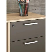 Thumbnail 4 of Шкаф RFG Milano, 800 х 400 х 750 mm, ПДЧ, светъл дъб и тъмносиво