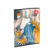 Thumbnail 11 of Тетрадка, A5, бели листове, офсетова хартия, 60 листа, дизайни за момиче