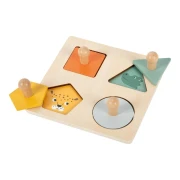 Thumbnail 4 of Small Foot Пъзел Монтесори - форми, животни и огледало