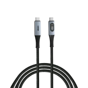 Thumbnail 4 of Кабел Verbatim Sync & Charge, USB Type-C към USB Type-C, с дисплей, 100 W, 120 cm