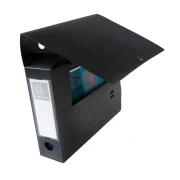 Thumbnail 3 of Exacompta Бокс с копче, A4, PP, 8 cm, хоризонтален и вертикален, черен