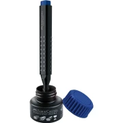 Thumbnail 4 of Faber-Castell Перманентен маркер Grip, със скосен връх, син