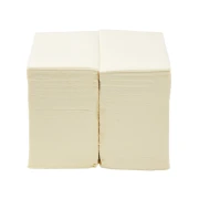 Thumbnail 2 of Салфетки, целулоза, двупластови, 1/8 сгъвка, 33 х 33 cm, цвят шампанско, 150 броя