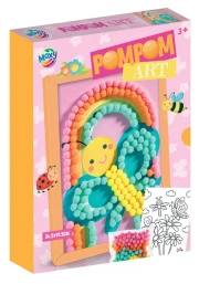 Thumbnail 1 of Moxy Творчески комплект с помпони Елф и русалка, в рамка