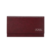 Thumbnail 2 of Настолен календар-бележник Олимп, 29 x 13 cm, бордо
