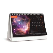 Thumbnail 1 of Календар Галактики, тип пирамида, 15 х 21 cm, A5, 12 страници, за 2026 година