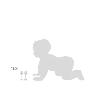 Thumbnail 3 of Small Foot Маракаси, дървени, в пастелни цветове, 2 броя