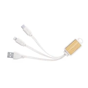 Thumbnail 2 of Korux Кабел 3 в 1 USB, Lightning, micro USB и USB type C