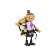 Thumbnail 10 of Small Foot Кукли семейство с бебе, дървени, 8 броя