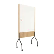 Thumbnail 8 of Rocada Бяла дъска Natural, магнитна, двустранна, на колела, 109 x 100 cm