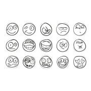 Thumbnail 3 of Creativ Company Печати с емоции, дървени, 15 броя