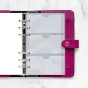 Thumbnail 5 of Filofax Джоб за визитки Personal, двустранен, прозрачен