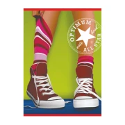 Thumbnail 4 of Тетрадка, A4, каре, офсетова хартия, мека корица, 40 листа, дизайни за момиче