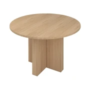 Thumbnail 1 of Заседателна маса ZR1, Ф120 x H74 cm, кръгъл плот, ПДЧ 25 mm