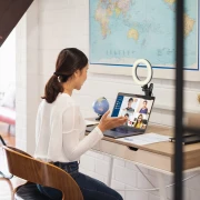 Thumbnail 5 of Светлинен ринг за монитор TNB Influence, LED, 6'', бяло-черен