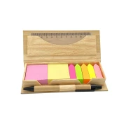 Thumbnail 3 of Office 1 Комплект листчета Linea, линия и химикалка, в бамбукова кутия