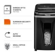 Thumbnail 5 of Шредер за унищожаване на документи Fellowes 450M, Micro-Cut, 22 L, P-5, време за работа 10 мин
