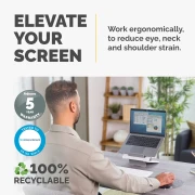 Thumbnail 2 of Поставка за лаптоп Fellowes Breyta, бяла