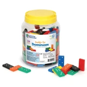 Thumbnail 4 of Learning Resources Домино, 6 комплекта, 6 цвята