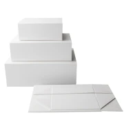 Thumbnail 4 of Office 1 Кутия Natural, с магнитно затваряне, сгъваема, 20 х 18 х 8 cm, бяла
