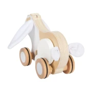 Thumbnail 5 of Small Foot Зайче за дърпане, дървено, с шумящи уши