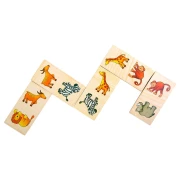 Thumbnail 2 of Small Foot Домино Сафари, дървено, 28 части