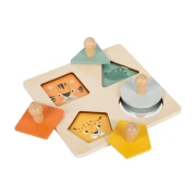 Thumbnail 2 of Small Foot Пъзел Монтесори - форми, животни и огледало