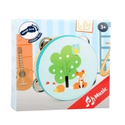 Thumbnail 4 of Small Foot Дайре, с мотив лисица, дървено