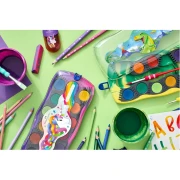 Thumbnail 2 of Faber-Castell Чаша за рисуване, сгъваема, зелен мрамор