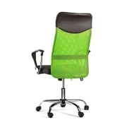 Thumbnail 2 of Директорски стол Monti HB, текстил, екокожа и меш, Tilt механизъм, до 120 kg, черна седалка, зелена облегалка